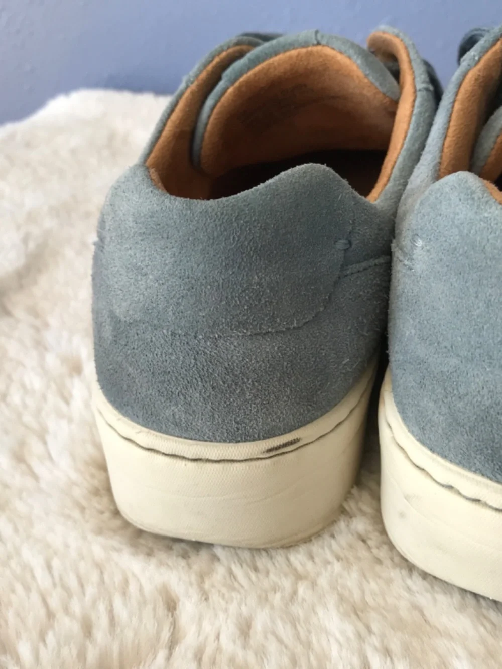 Born Blue Suede Sneakers size 8M